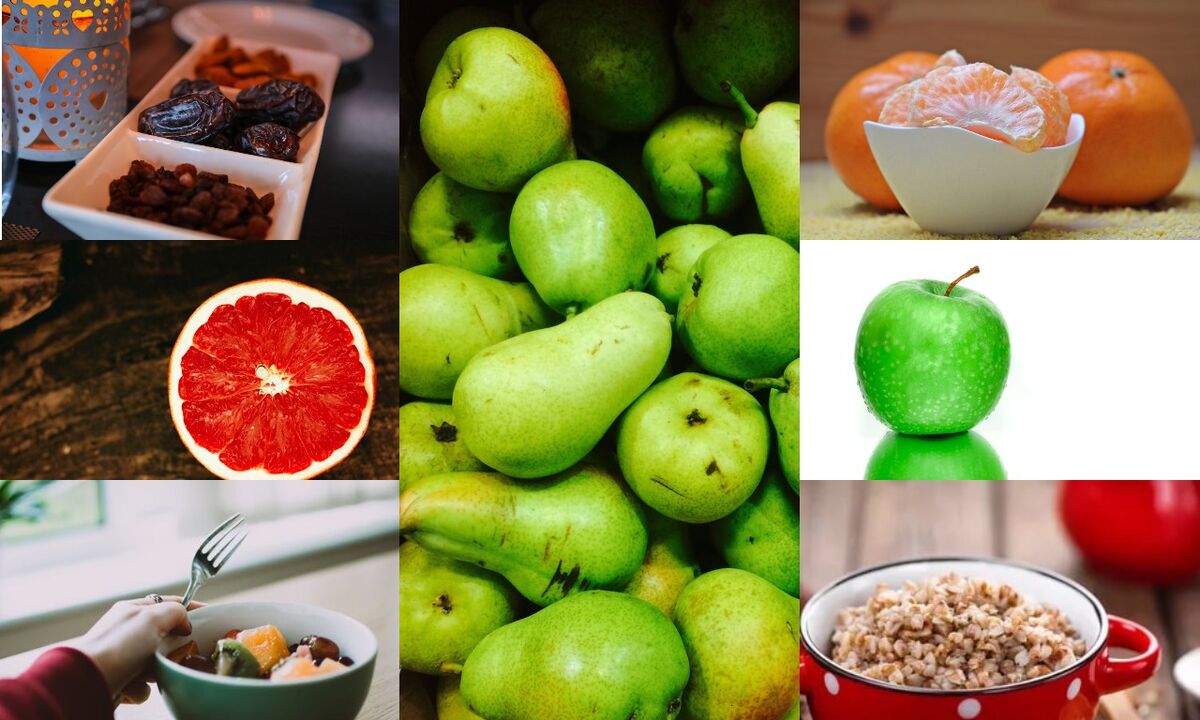 Composants d'un régime au sarrasin et aux fruits pour perdre du poids