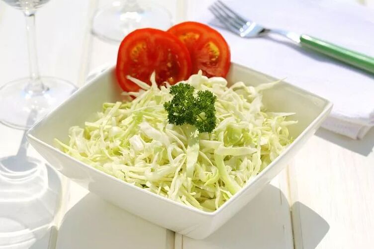 salade avec régime hydrique